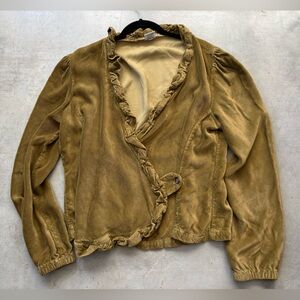 CP Shades Vintage Velvet Wrap Jacket
